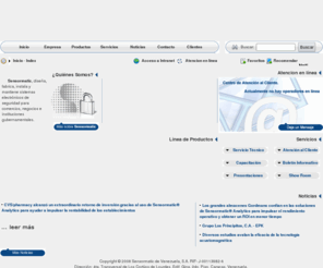 sensormatic.com.ve: ::: Sensormatic de Venezuela :::
Sensormatic de Venezuela