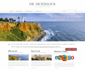 drmckissock.com: Dr. McKissock - Plastic and Reconstructive Surgery-
Dr. McKissock
Plastic and Reconstructive Surgery