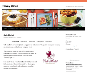 powaycafes.com: Poway Cafes
