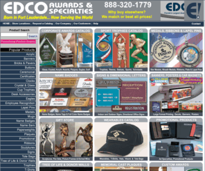edcoawards.com: Trophies, Awards, Vinyl Banners, Promotional Products by Edco Awards & Specialties
EDCO Awards & Specialties the premier Trophy, Plaque, Promotional Product supplier on the Internet.