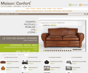 maisonetconfort.net: Maison et Confort le spécialiste du mobilier, de la décoration, et de l'art de vivre.
Maison et Confort est une boutique  spécialisée dans la vente de canapés, de cheminées électriques, de barbecues à charbon, de piscines en bois.