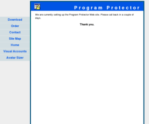 programprotector.com: Program Protector
Program Protector - registration software and components for programmers. Works with virtually any software.