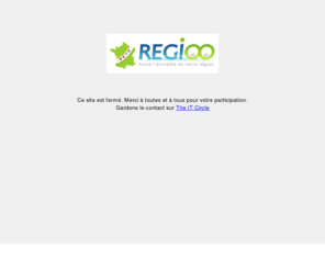 regioo.fr: Regioo.fr - Réseau Régional d'info [Site Fermé]
Le e-quotidien régional collaboratif