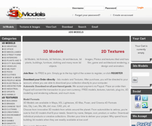 3ds-models.com: 3d model for 3d games download
3ds models for 3d games, film, architectural renders and virtual worlds