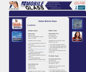 dallasmobileglass.com: Auto Glass Repair Windshield Replacement | Dallas Mobile Glass
Dallas auto glass repair, auto glass replacement and ancillary windshield repair/replacement services.