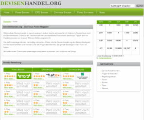 devisenhandel.org: Devisenhandel.org
Devisenhandel.org ist das neue Forex Onlinemagazin in Deutschland. Wir bieten zahlreiche Informationen rund um den Devisenhandel.
