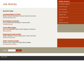 jobactivity.com: Job Activity
Job Activity on WN Network delivers the latest Videos and Editable pages for News & Events, including Entertainment, Music, Sports, Science and more, Sign up and share your playlists.