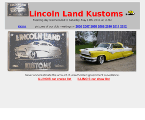 lincolnlandkustoms.com: Lincoln Land Kustoms
lincoln land, kustoms, lincolnland, customs, illinois car club