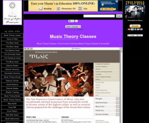 musictheorycourse.com: Music Theory Classes
Music Theory Classes. A list of some of the best Music Theory Classes in the world. Music Theory Classes part of the Music Theory Lesson network.