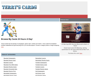 terryscards.com: Terry's Cards Online Store
Terry's Cards.