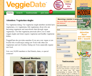 dating site raw vegan