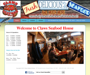 227claw.com: Claws Seafood Restaurant - 167 Rehoboth Ave, Rehoboth Beach Delaware
Jeff & Kim Hamer have made it their mission to provide the community with quality seafood, a family friendly atmosphere and BIG FAT BLUE CRABS.