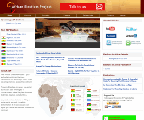 africanelections.org: Africa's comprehensive Elections News, Analysis, Results and ICTs in Elections website
An african election portal ,delivery election related content across the content