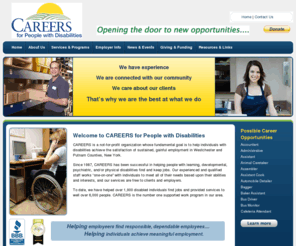careersfp.org: Jobs For People With Disabilities NY| Careers for People With Disabilities
CAREERS is a not-for-profit organization whose fundamental goal is to find Jobs For People With Disabilities in NY. It is an opportunity for people with disabilities to have a career.