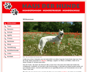 hausderhunde.de: Haus der Hunde, Hundepension Hundefriseur Hundeschule   » Willkommen
Dies ist die offizielle Website der Hundeschule, Hundefriseur und Hundepension Haus der Hunde aus Hillesheim in der Eifel