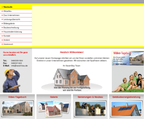 swart-bau.de: Günter Swart Bauunternehmen GmbH
Swart,Bau,Weener,Beratung,Baubetreuung,Planung,Modernisierung,Anbauten,Umbauten,Zimmererarbeiten,Dachdeckerarbeiten,Einfamilienhäuser,Mehrfamilienhäuser,Gewerbebauten,Gebäudeenergieberatung