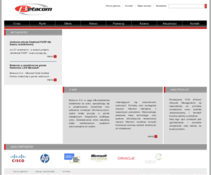 betacom.com.pl: Betacom - Delivering Value
Należy do ścisłego grona największych integratorów na polskim rynku. Specjalizujemy się w projektowaniu, doradztwie oraz wdrażaniu rozwiązań informatycznych.