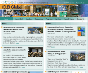 iclei.org: ICLEI - Local Governments for Sustainability : Homepage
ICLEI is an international association of local governments and their associations that have made a commitment to sustainable development