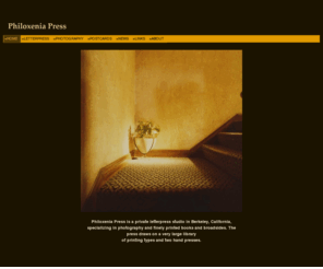 philoxeniapress.com: Philoxenia Press
Philoxenia Press is a small letterpress studio working in the hand-craft tradition of setting type by hand and printing the work on one of two hand-presses owned by the Press. The Press draws on a very large collection of carefully chosen foundry types, piece borders and other typographic material to produce original and beautiful work on the finest papers. The work of the Press is primarily in short runs of fewer than one hundred copies.