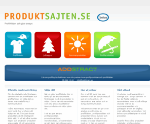 produktsajten.se: Profilkläder, give aways och profilprodukter - Produktsajten
På produktsajten.se se kan du köpa profilkläder och profilprodukter. Besök vår sida för mer information om profilkläder och profilprodukter.