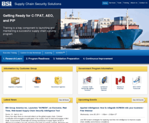 securemysupplychain.com: Supply Chain Security Solutions from BSI
BSI is a leader in identifying and mitigating supplier and compliance security risks in Supply Chain Security programs. Unsurpassed Supply Chain Security Solution Services