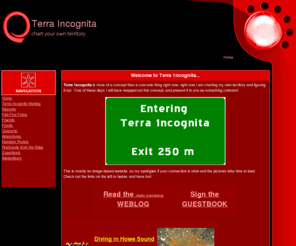 terra1ncognita.com: Terra Incognita -- chart your own territory
Photos and links for Teresa Reith