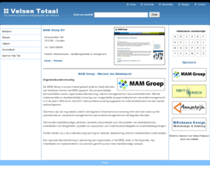 velsentotaal.nl: Velsen Totaal
Velsen Totaal, de meest complete site van alle bedrijven in de gemeente Velsen.