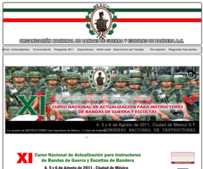 bandasdeguerra.com: Curso de Bandas de Guerra y Escoltas
Curso para Instructores de Bandas de Guerra y Escoltas en México, información sobre tiendas de Articulos Militares, videos y fotos de bandas de guerra, marchas de banda de guerra