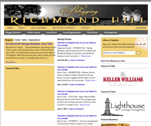 bloggingrichmondhill.com: Blogging Richmond Hill, Ga
Richmond Hill, Georgia is showcased by real estate professional April Groves and local personalities