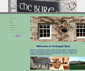 fortingallbyre.com: Self catering cottage Perthshire, Fortingall, Aberfeldy, Kenmore - Home
Welcome to Fortingall Byre, a luxury self-catering holiday cottage in a quiet, rural setting