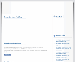 itcom.net.ar: Promoción Itcom Pack Trío
Internet y tecnologia