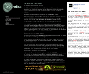 the-secretion.com: THE SECRETION - DAS SEKRET
The secret SECRETION files und das Sekret von Area 51 selbst sind kein Geheimnis mehr nach 2012