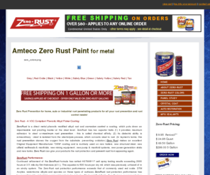 lox-rust.com: Official Distributor for Zero-Rust Paints Free Shipping on internet orders over 3 gallons. | Best solution for rust removal and cotrol
FREE SHIPPING ON Zero Rust Orders over 60 | For rust prevention and control we are the Official Zero Rust Products Distributor FREE SHIPPING FOR A LIMITED TIME ON ALL Zero-Rust Products
