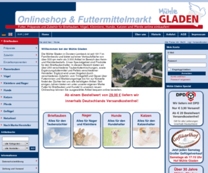 muehle-gladen.de: Futtermittelmarkt Mühle Gladen | Futter und Präparate für Brieftauben, Kleintiere und Pferde
Futtermittelmarkt Mühle Gladen - Futter, Präparate, Ergänzungsmittel und Zubehör für Brieftauben, Vögel, Kleintiere, Hunde, Katzen und Pferde online einkaufen