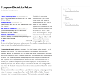 compareelectricityprices.net: Compare Electricity Prices - Purchasing Guide
Compare Electricity Prices - Purchasing Guide