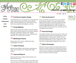 megsstudio.com: Megs Studio graphic design, website design, Orlando, Tampa, Florida, full service branding, event services, personal design, online and print
Full service graphic and web design, Orlando Florida, Tampa Florida. Create unique custom brand identity for your business, event, personal design, print and online design.