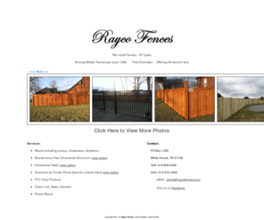 raycofences.com: Rayco Fences
Rayco Fences - Residentail & Commerical Fence Installation