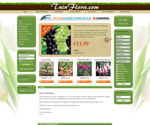 tuinflora.com: TuinFlora - Voor al Uw Planten, Heesters, Hagen, Bomen, Bloembollen, Fruit en Rozen in Nederland en Belgie | Start
Online Tuincentrum voor planten, heesters, bomen, bloembollen en meer in Nederland en Belgie
