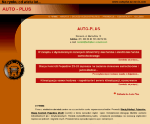 autoplus-szczecin.com: AUTO-PLUS stacja naprawy samochodów, stacja diagnostyczna, przeglądy okresowe, sklep motoryzacyjny
Diagnostyka i naprawa samochodu w Szczecinie AUTO-PLUS