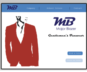 majorblazer.com: Major Blazer | Blazers In Your School Color
Major Blazer produces finely tailored blazers in traditional school colors in order to produce Gentelmen's Fanwear