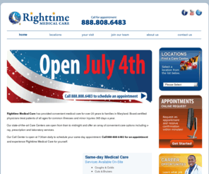 nighttimecarecenters.com: Righttime Medical Care : Urgent Care : Urgent Medical Care Centers
Righttime Medical Care Urgent Care -Righttime pediatrics care- with walk-in urgent care, medical Clinic. Open everyday and holidays until midnight.