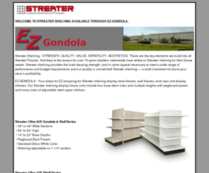 streatershelving.com: streater shelving, retail shelving, gondolas, streater store fixtures, steel shelving, retail store displays, shelving displays
streater shelving, retail shelving, gondolas, streater shelving, store fixtures, retail store displays, fixtures, streater store displays, display fixtures, gondola shelving, racks, store shelving, steel shelving, and counters