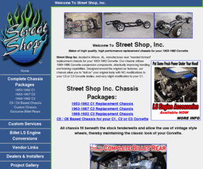 streetshopinc.com: Street Shop Inc. Offering Custom Built Replacement Chassis For Your Corvette
Street Shop Inc