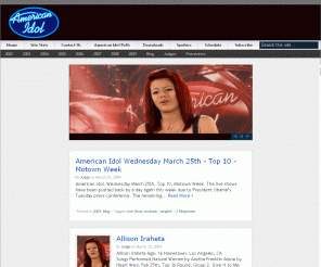 american-idol-updates.com: American Idol Updates and Gossip
Latest American Idol News and Downloads