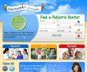 dentists4kids.com: Dentists4Kids.com | World's Largest Internet Resource for Pediatric Dentistry
Dentists4Kids.com is a pediatric dentist directory specializing in website design and internet marketing. We offer services in social media, local search and more.