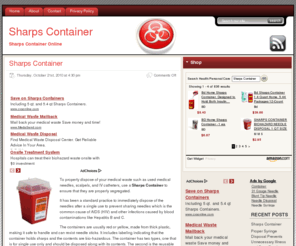 sharpscontainer.net: Sharps Container
Sharps Container Online