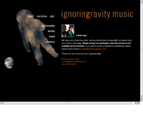 trad-igm.com: ignoring gravity music : bands
ignoring gravity music - record label and music production company for outstanding new music