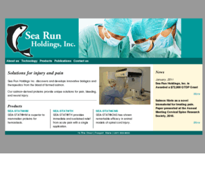 searunholdings.com: Searun Holdings Inc.
Sea Run Holdings, discovering and developing innovative biologics and therapeutics from salmon blood