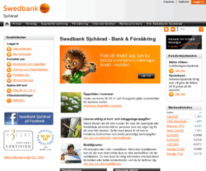 swedbank-sjuharad.com: Swedbank Sjuhärad AB
Swedbank Sjuhärad - Fristående bank i Borås, Bollebygd, Mark och Svenljunga. Vinsten som går till Sparbanksstiftelsen stödjer bygdens utveckling.