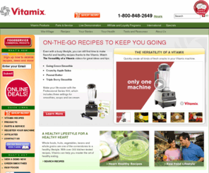 vita-mix.com: High performance blenders from Vitamix Corporation.
Vitamix has been manufacturing high performance blending equipment for over 85 years. Get dependable kitchen blenders and commercial blenders for your healthy whole food lifestyle or your business.